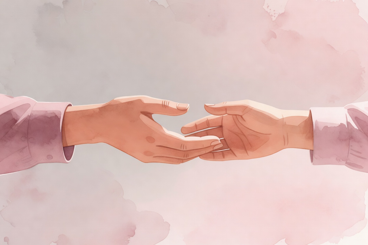A sober watercolor illustration for an article about when low self-esteem affects decisions, relationships, mood, safety, or daily functioning, professional support may be the next step. learn what to look for.