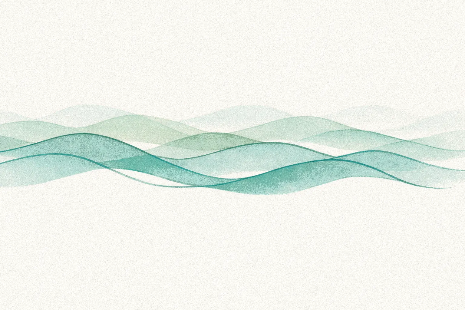A band of soft waves suggesting the rhythm of breathing